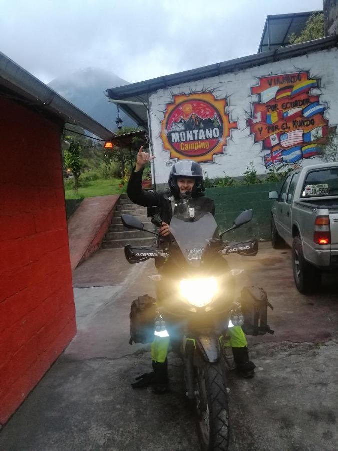 Montano Camping & Hostel Banos  Ngoại thất bức ảnh