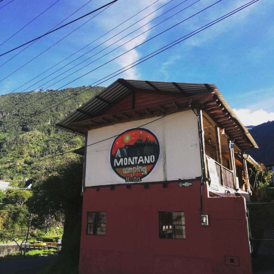 Montano Camping & Hostel Banos  Ngoại thất bức ảnh